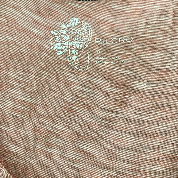 Anthropologie Red and Cream Babydoll Tank Top - Picture 8 of 9